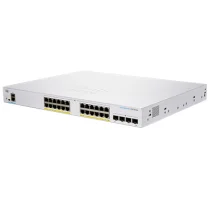 Cisco CBS350-24FP-4X-EU switch di rete Gestito L2/L3 Gigabit Ethernet (10/100/1000) Argento [CBS350-24FP-4X-EU]