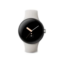 Smartwatch Google Pixel Watch AMOLED 41 mm Digitale Touch screen Argento Wi-Fi GPS (satellitare) [GA03182-DE]