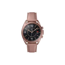 Samsung Galaxy Watch3 Smartwatch Bluetooth, cassa 41mm acciaio, cinturino pelle, Saturimetro, Rilevamento cadute, Monitoraggio sport, 48,2g, Batteria 247 mAh, IP68, Mystic Bronze [SM-R850NZDAEUB]