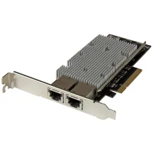 StarTech.com Scheda di rete PCI express a 2 porte 10 Gbase-T Ethernet con Chipset intel X540 [ST20000SPEXI]