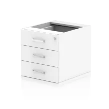 Dynamic I001647 cassettiera ufficio Bianco (Impulse 3 Drawer Fixed Pedestal White DD) [I001647]