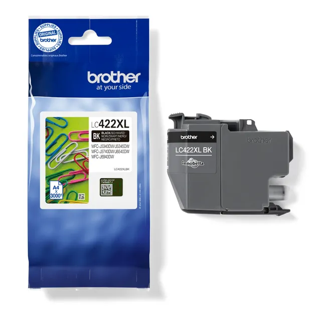 Cartuccia inchiostro Brother LC-422XLBK cartuccia d'inchiostro 1 pz Originale Resa elevata (XL) Nero [LC-422XLBK]