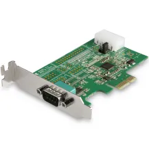StarTech.com Scheda Seriale PCI Express con 1 Porta - Controller PCIe RS232 16950 UART di Espansione DB9 a Profilo Basso Compatibile Windows e Linux [PEX1S953LP]
