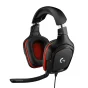 Cuffia con microfono Logitech G G332 Auricolare Cablato A Padiglione Giocare Nero, Rosso [981-000757]