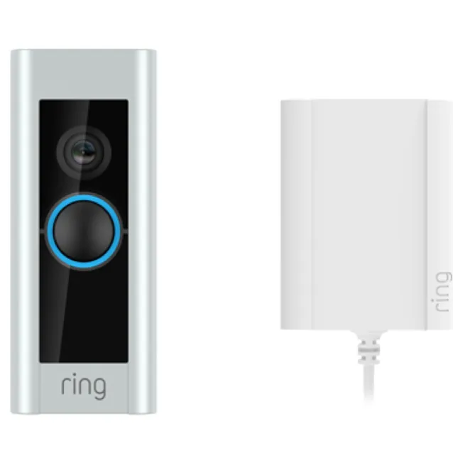 Ring Video Doorbell Pro 2 Plug-in Nichel, Acciaio satinato [8VRBPZ-0EU0]