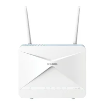 D-Link AX1500 4G Smart Router router wireless Gigabit Ethernet Dual-band (2.4 GHz/5 GHz) Blu, Bianco [G415/E]