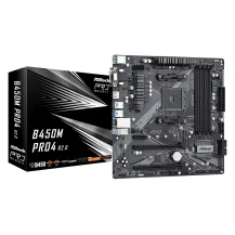 Scheda madre Asrock B450M Pro4 R2.0 AMD B450 Socket AM4 micro ATX [90-MXBEG0-A0UAYZ]