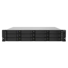 Server NAS QNAP TS-1232PXU-RP Armadio (2U) Collegamento ethernet LAN Nero AL324 [TS-1232PXU-RP-4G]