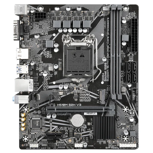 Gigabyte H510M S2H V3 scheda madre Intel H470 Express LGA 1200 (Socket H5) micro ATX [H510M 1.0]