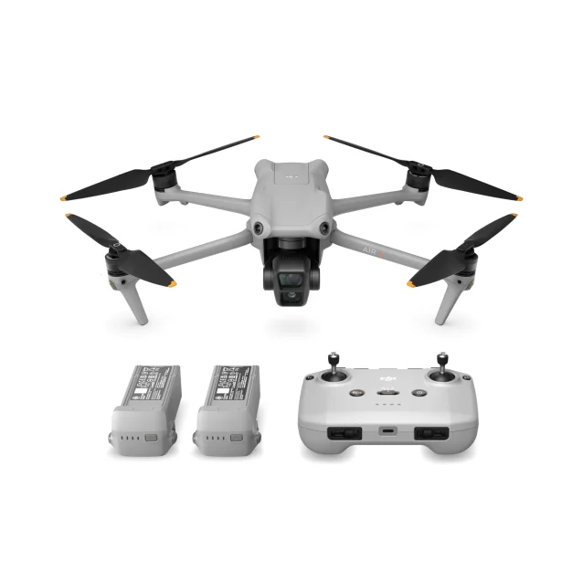 Drone con fotocamera DJI Air 3 Fly More Combo 4 rotori Quadrirotore 48 MP 3840 x 2160 Pixel 4241 mAh Nero, Grigio