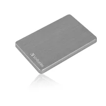 Hard disk esterno Verbatim Disco rigido portatile Store 'n' Go ALU Slim da 2 TB Grigio Siderale [53665]
