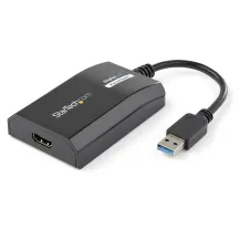 StarTech.com Adattatore da USB 3.0 a HDMI - Certificato DisplayLink 1080p (1920x1200) Convertitore Type-A per monitor Scheda video e grafica esterna Windows/Mac [USB32HDPRO]
