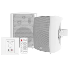 Vision TC3-AMP+SP-1800 altoparlante 3-vie Bianco Cablato 50 W (VISION Professional TC3-AMP 2 x 25w [RMS] Digital Amplifier and SP-1800 5.25 Pair Wall Speaker kit - LIFETIME WARRANTY white) [TC3-AMP+SP-1800]