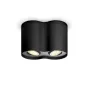 Philips by Signify Hue White ambiance Pillar Faretto Smart 2 punti luce Nero + Dimmer Switch [8719514338425]