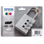 Cartuccia inchiostro Epson Padlock Multipack 4-colours 35 DURABrite Ultra Ink [C13T35864020]