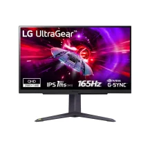 LG 27GR75Q-B Monitor PC 68,6 cm [27] 2560 x 1440 Pixel Quad HD Nero (27IN ULTRAGEAR QHD IPS 1MS - 165HZ GAMING MONITOR) [27GR75Q-B.AEK]