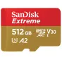 Memoria flash SanDisk Extreme 512 GB MicroSDXC UHS-I Classe 10 [SDSQXA1-512G-GN6MA]