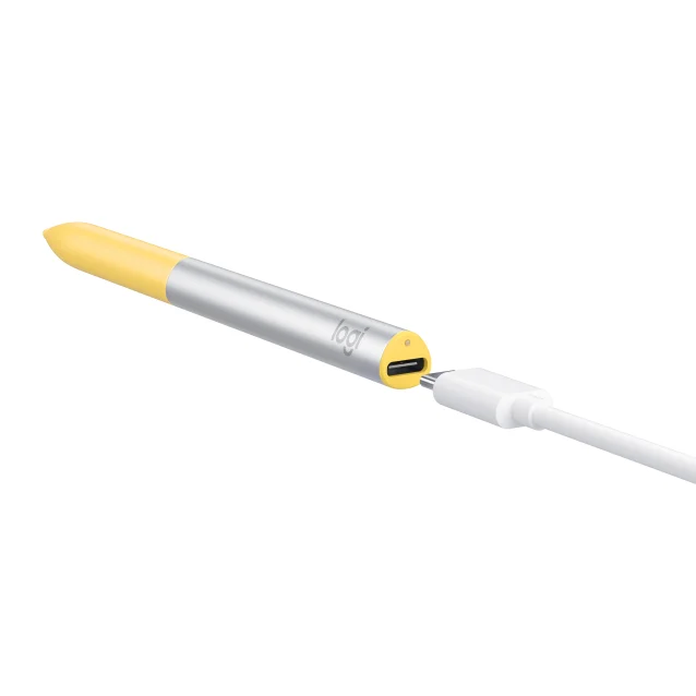 Penna stilo Logitech Pen for Chromebook penna per PDA 15 g Argento, Giallo (LOGITECH PEN - YELLOW EMEA ) [914-000069]