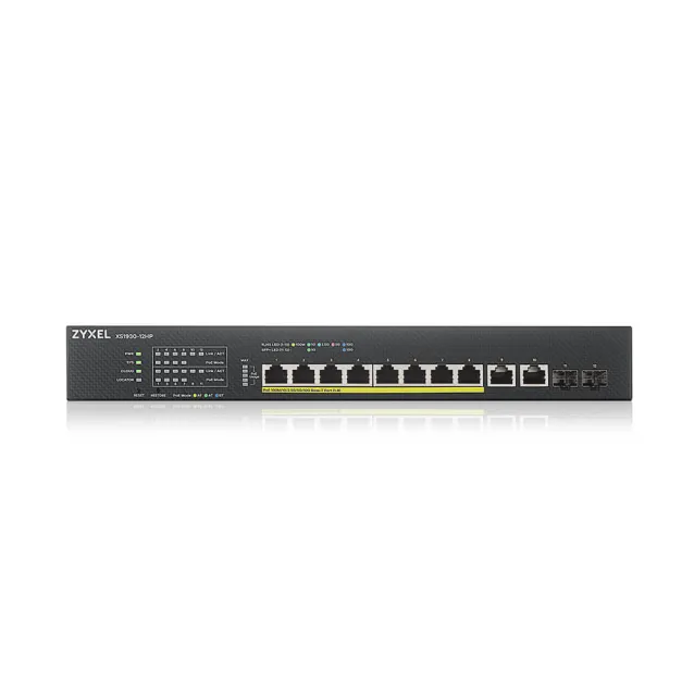 Zyxel XS1930-12HP-ZZ0101F switch di rete Gestito L3 10G Ethernet (100/1000/10000) Supporto Power over (PoE) Nero [XS1930-12HP-ZZ0101F]