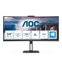 Monitor AOC V5 CU34V5CW/BK LED display 86,4 cm (34