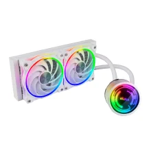 Ventola per PC Akasa SOHO 240 Processore Raffreddatore di liquidi tutto in uno 12 cm Bianco 1 pz (Akasa Dusk Edition Dual Radiator Liquid CPU Cooler with Addressable RGB) [AK-LC4004HP01]