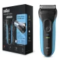 Braun Series 3 ProSkin 3010s Rasoio Elettrico, Nero/Blu [3010s]