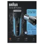 Braun Series 3 ProSkin 3010s Rasoio Elettrico, Nero/Blu [3010s]