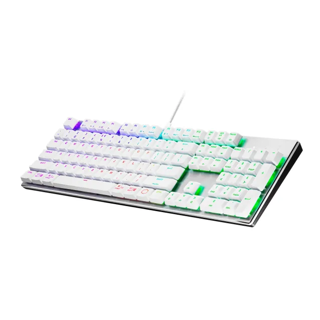 Cooler Master Periferiche SK652 tastiera USB QWERTY Italiano Argento, Bianco [SK-652-SKTR1-IT]