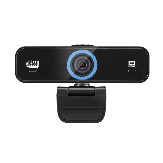 Adesso CyberTrack K4 webcam 8 MP 3840 x 2160 Pixel USB 2.0 Nero (4K ULTRA HD WEBCAM BUILD IN ADJ - FOV AUDIO/VIDEO PR CYBERTRACK K4) [CYBERTRACKK4]