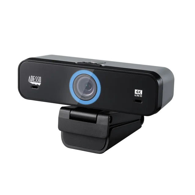 Adesso CyberTrack K4 webcam 8 MP 3840 x 2160 Pixel USB 2.0 Nero (4K ULTRA HD WEBCAM BUILD IN ADJ - FOV AUDIO/VIDEO PR CYBERTRACK K4) [CYBERTRACKK4]