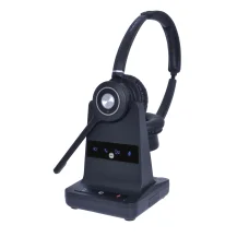 Cuffia con microfono JPL JPL-Explore-B Auricolare Wireless A Padiglione Ufficio Base di ricarica Nero (JPL EXPLORE STEREO DECT HEADSET) [575-385-008]