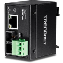 Trendnet TI-F10SC convertitore multimediale di rete 200 Mbit/s 1310 nm ModalitÃ  multipla Nero (IND. 100BASE-FX MM SC FIBER CONV 2KM) [TI-F10SC]