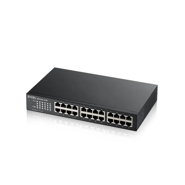Switch di rete Zyxel GS1100-24E Non gestito Gigabit Ethernet (10/100/1000) Nero [GS1100-24E-EU0103F]