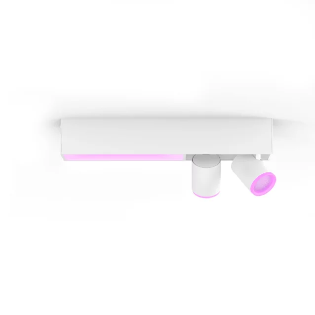 Philips by Signify Hue White and Color ambiance Centris Plafoniera Smart 2 punti luce GU10 LED Integrato Bianca [50610/31/P7]