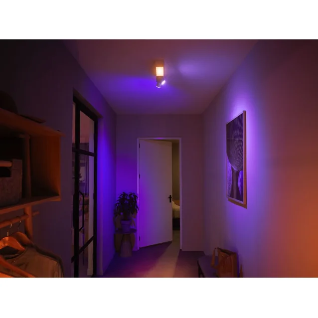 Philips by Signify Hue White and Color ambiance Centris Plafoniera Smart 2 punti luce GU10 LED Integrato Bianca [50610/31/P7]