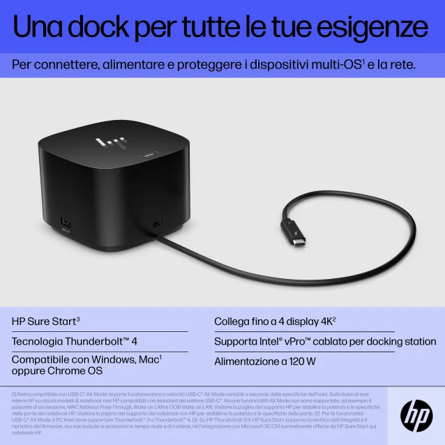 HP Dock Thunderbolt 120 W G4 [4J0A2ET#ABB]