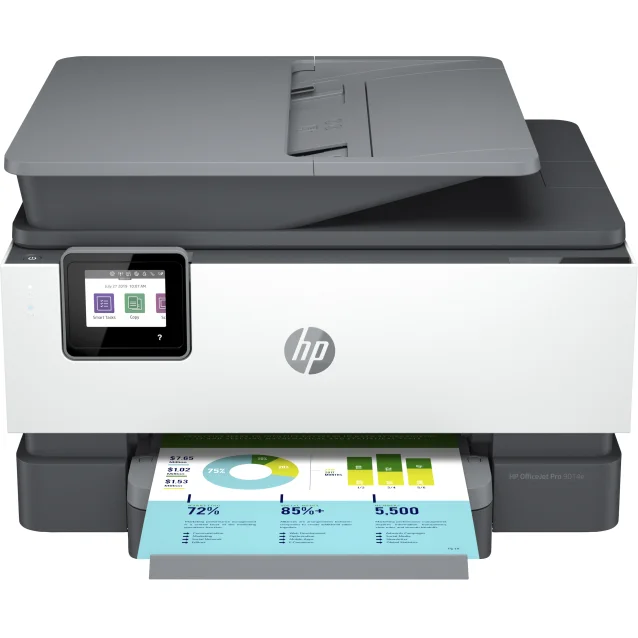 HP OfficeJet Pro Stampante multifunzione 9014e, Colore, per Piccoli uffici,  Stampa, copia, scansione, fax, HP+, Idoneo Instant Ink, alimentatore  automatico di documenti, Stampa fronte/retro [22A56B]: info e prezzi