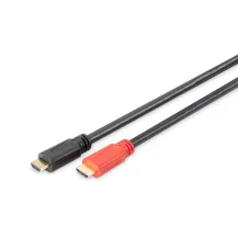 Cavo HDMI Digitus di collegamento High Speed, con amplificatore (HDMI Speed connection - cable, type A, w/ amp. M/M, 40.0m, Full HD, CE, gold, bl ble, 40. m, Warranty: 24M) [AK-330105-400-S]