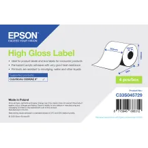 Etichette per stampante Epson High Gloss Label - Continuous Roll: 203mm x 58m [C33S045729]