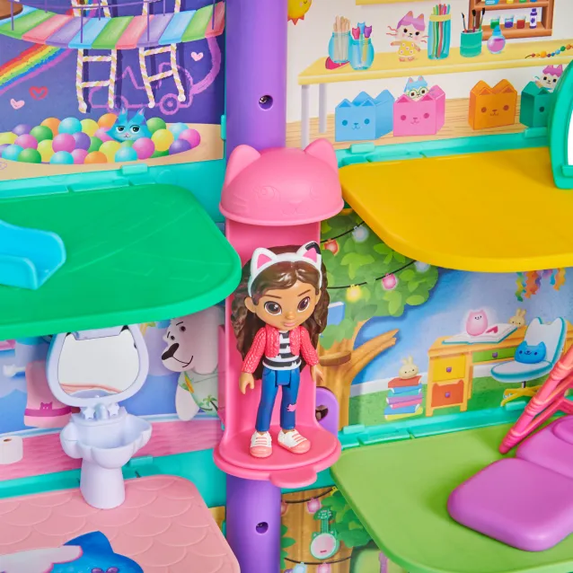 SCOPRI LE OFFERTE ONLINE SU Spin Master Gabby's Dollhouse , Playset casa  delle bambole di Gabby, set con luci e suoni, giochi per bambini dai 3 anni  in su [6060414]