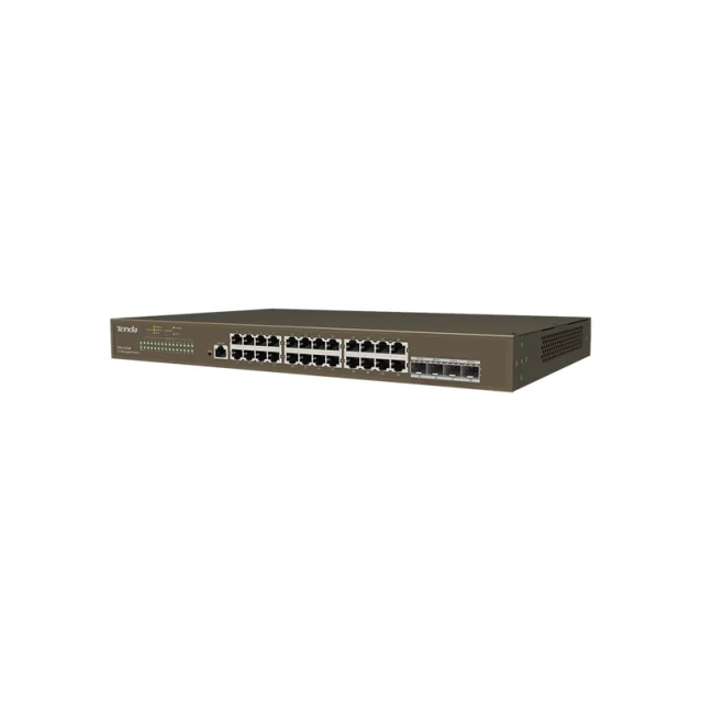 Tenda TEG3328F switch di rete Gestito L2 Gigabit Ethernet (10/100/1000) 1U Marrone [TEG3328F]
