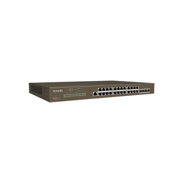 Tenda TEG3328F switch di rete Gestito L2 Gigabit Ethernet (10/100/1000) 1U Marrone [TEG3328F]