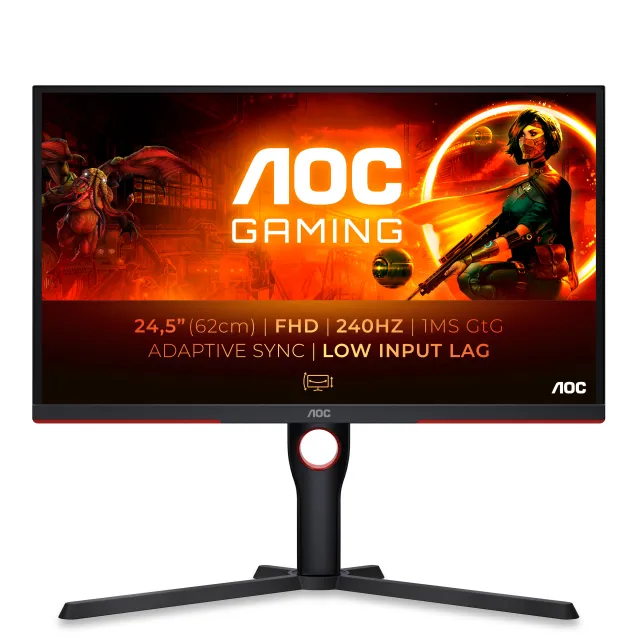 AOC G3 25G3ZM/BK Monitor PC 62,2 cm (24.5