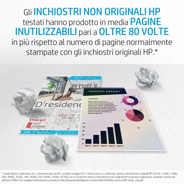 Cartuccia inchiostro HP ciano originale 913A PageWide [F6T77AE]