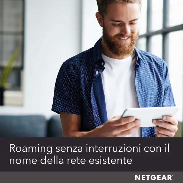 NETGEAR EX6250 Ripetitore di rete Bianco 10, 100, 1000 Mbit/s (AC1750 WLAN MESH EXTENDER - .) [EX6250-100PES]