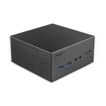 Lindy 43378 replicatore di porte e docking station per laptop Cablato USB 3.2 Gen 2 [3.1 2] Type-C Grigio (DST-PRO 101 USB-C LAPTOP - DOCKING STATION) [43378]