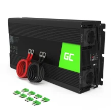 Green Cell INV19 adattatore e invertitore Auto 1500 W Nero [INV19]