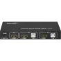 InLine KVM Desktop Switch, 2-porte, HDMI 4K2K, USB 2.0 Hub, con Audio [62602I]
