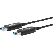 Microconnect USB3.0AA15BOP cavo USB 15 m 3.2 Gen 1 [3.1 1] A Nero (Premium Optic 3.0 A-A 15m - 5Gbps Not downward compatible with 2.0 Warranty: 300M) [USB3.0AA15BOP]