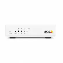 Axis 02101-002 switch di rete Non gestito Fast Ethernet [10/100] Supporto Power over [PoE] Bianco (AXIS D8004 UNMANAGED POE SWITCH - 4CHANNEL 10/100 MBPS POE+ SWITCH) [02101-002]